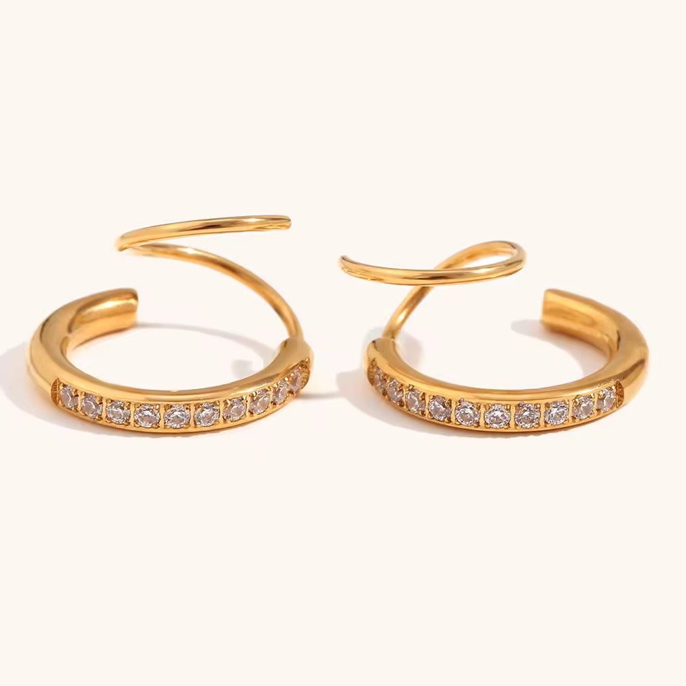 Twisties- 18k Gold Plated