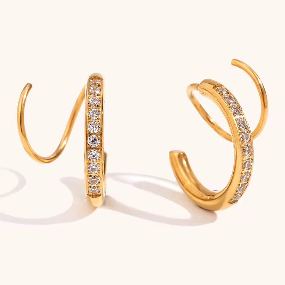 Twisties- 18k Gold Plated