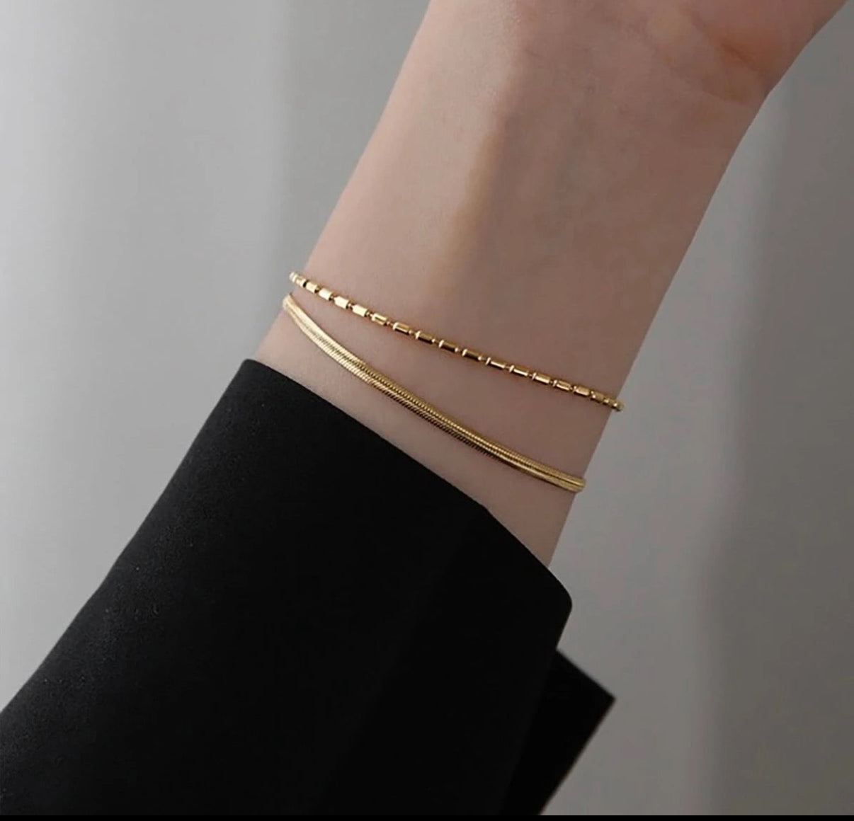 Everyday layered bracelet