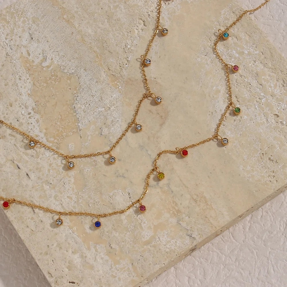 Willow Necklace-18K Gold Plated