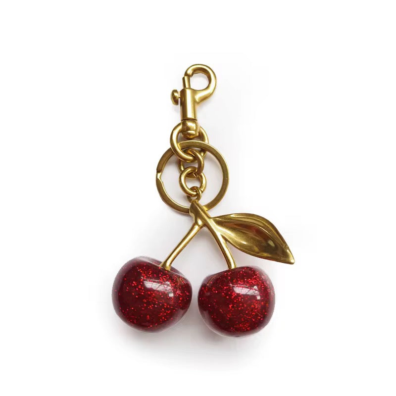 Bag cherry charm