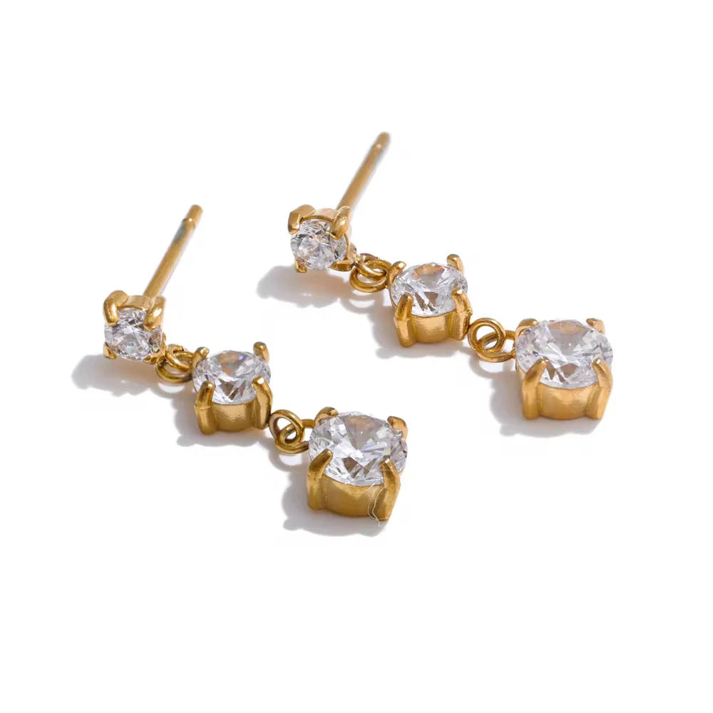 Diana earrings-18k Gold Plated