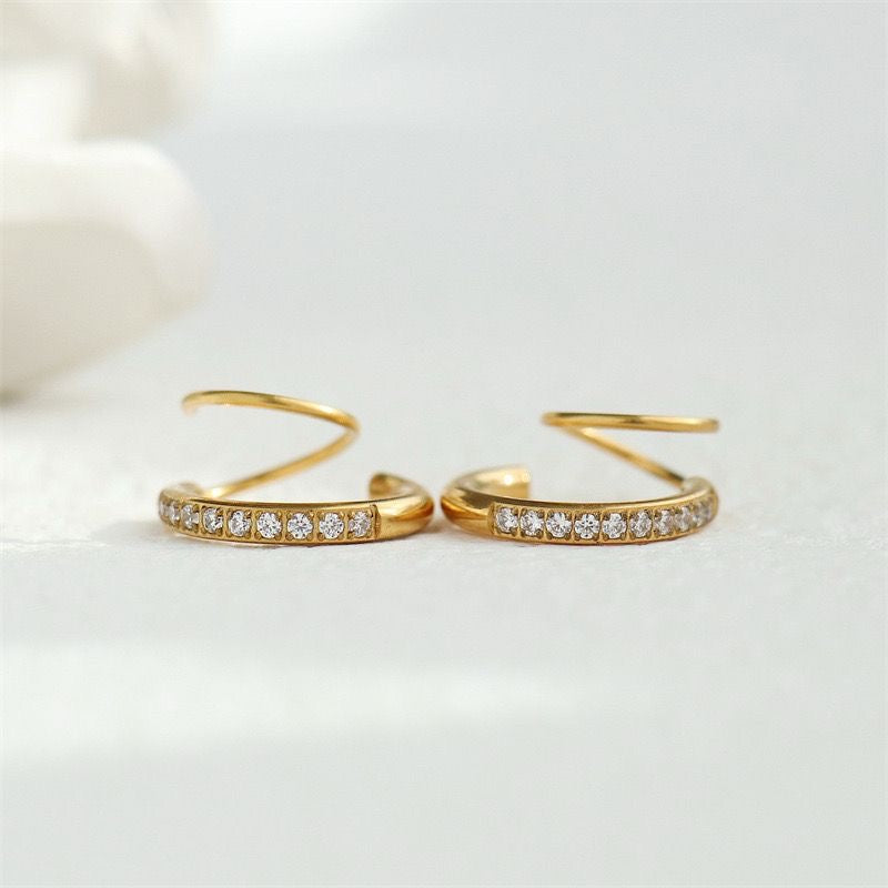 Twisties- 18k Gold Plated