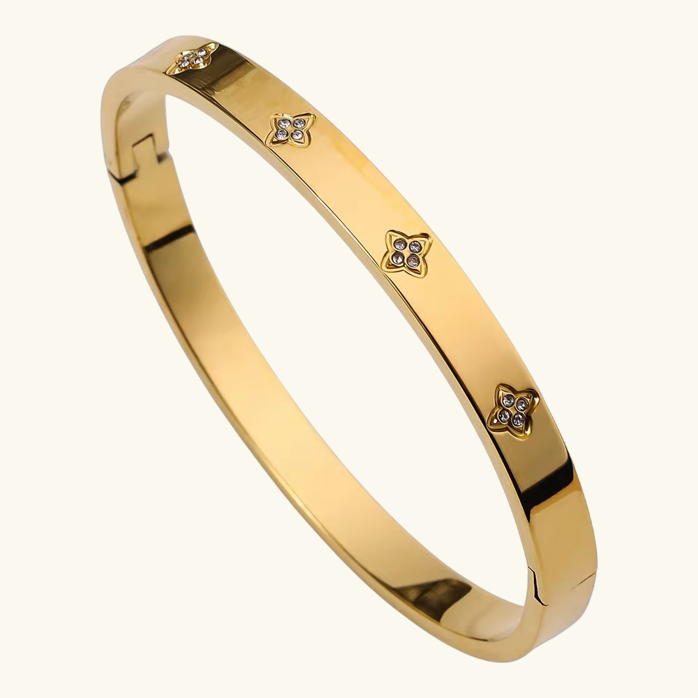 Clover Band- 18k Gold Plated