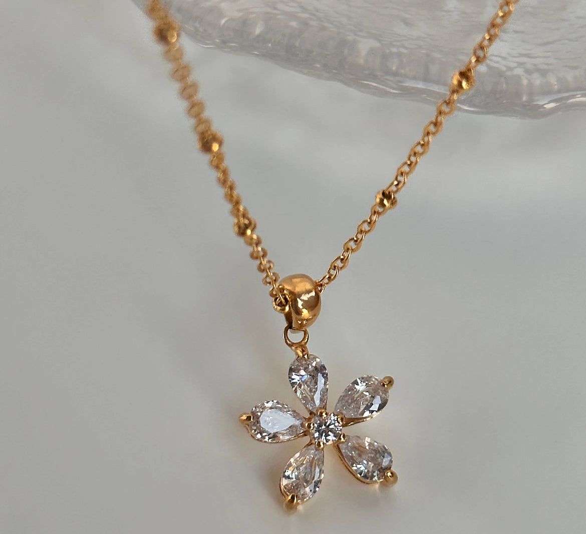 Flora necklace-18K Gold Plated