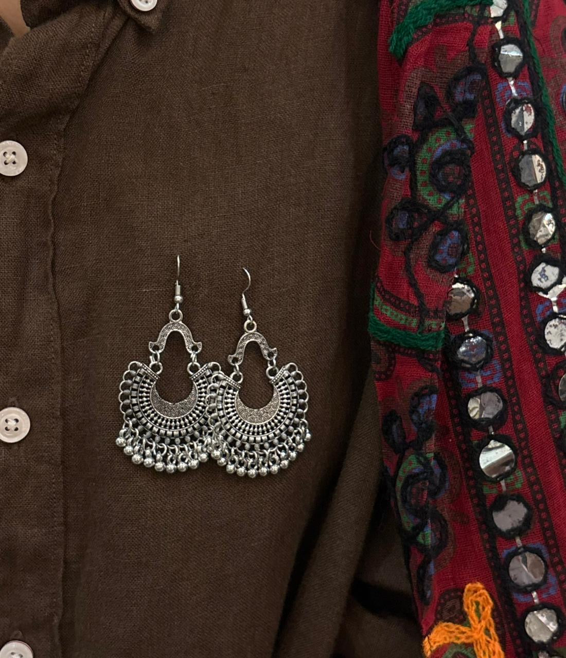 Personalised Oxidised Jhumka Earring Folding Gift Box (comes with any set of 12 earrings)