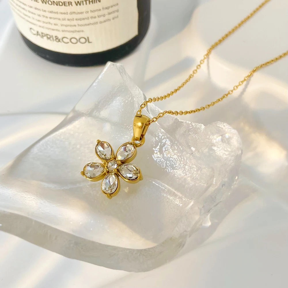 Flora necklace-18K Gold Plated