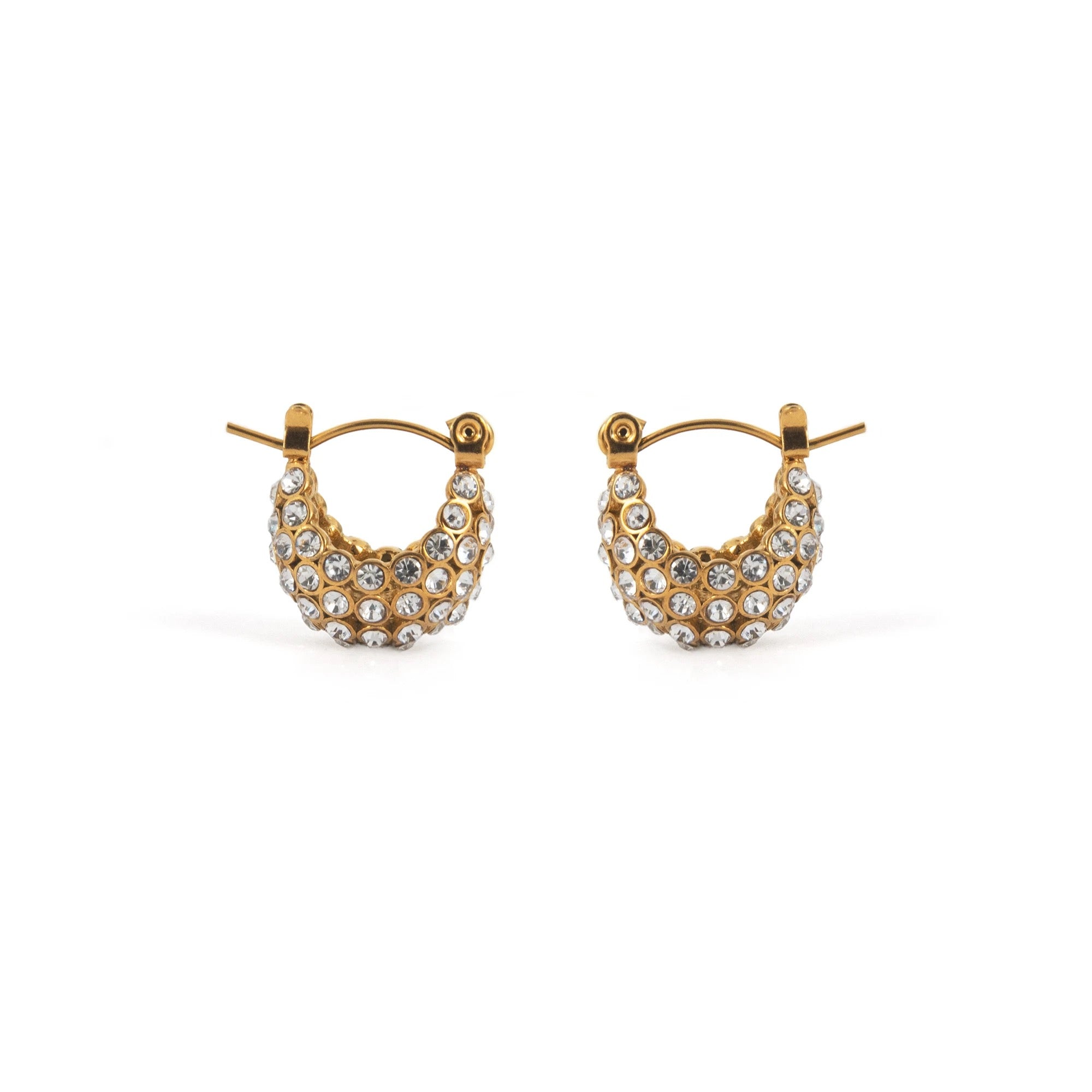 Delphine huggies-18k Gold Plated