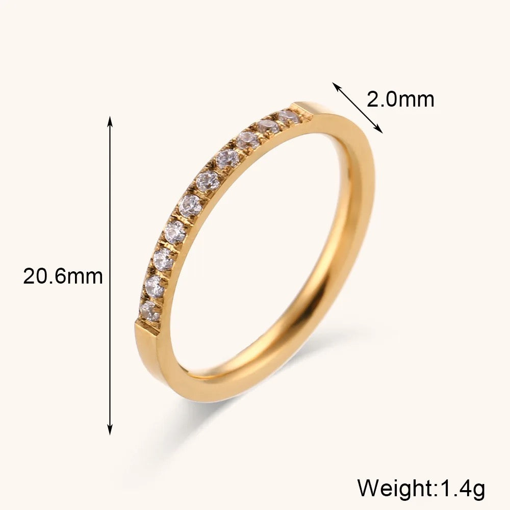 Celene band-18K Gold Plated
