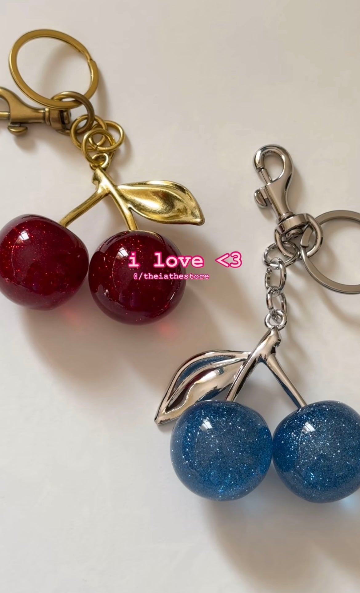 Bag cherry charm