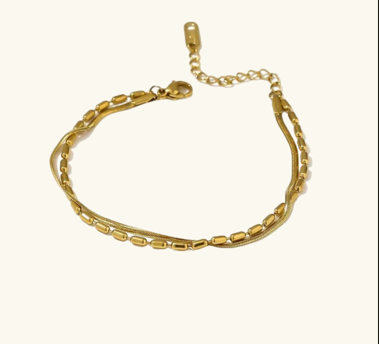 Everyday layered bracelet