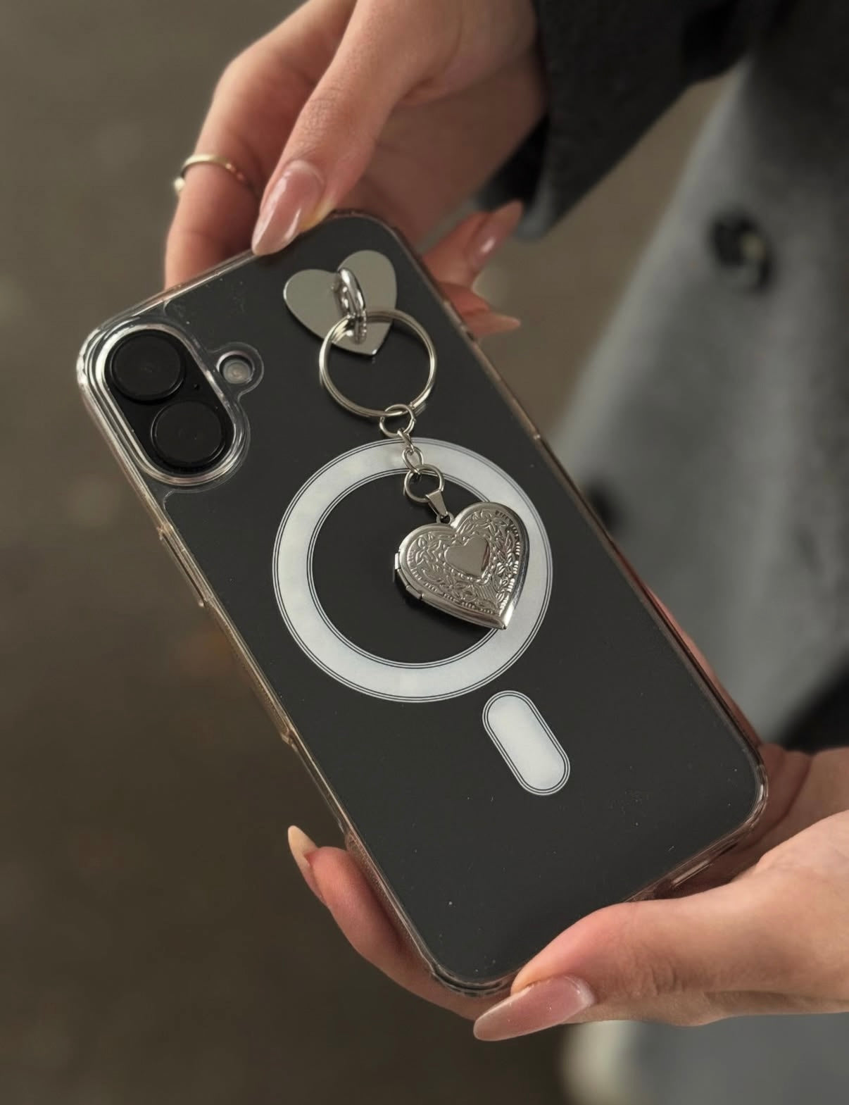 Always With Me Heart Keychain