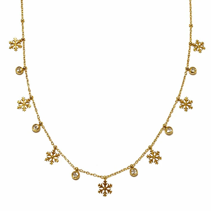 Snowflake necklace