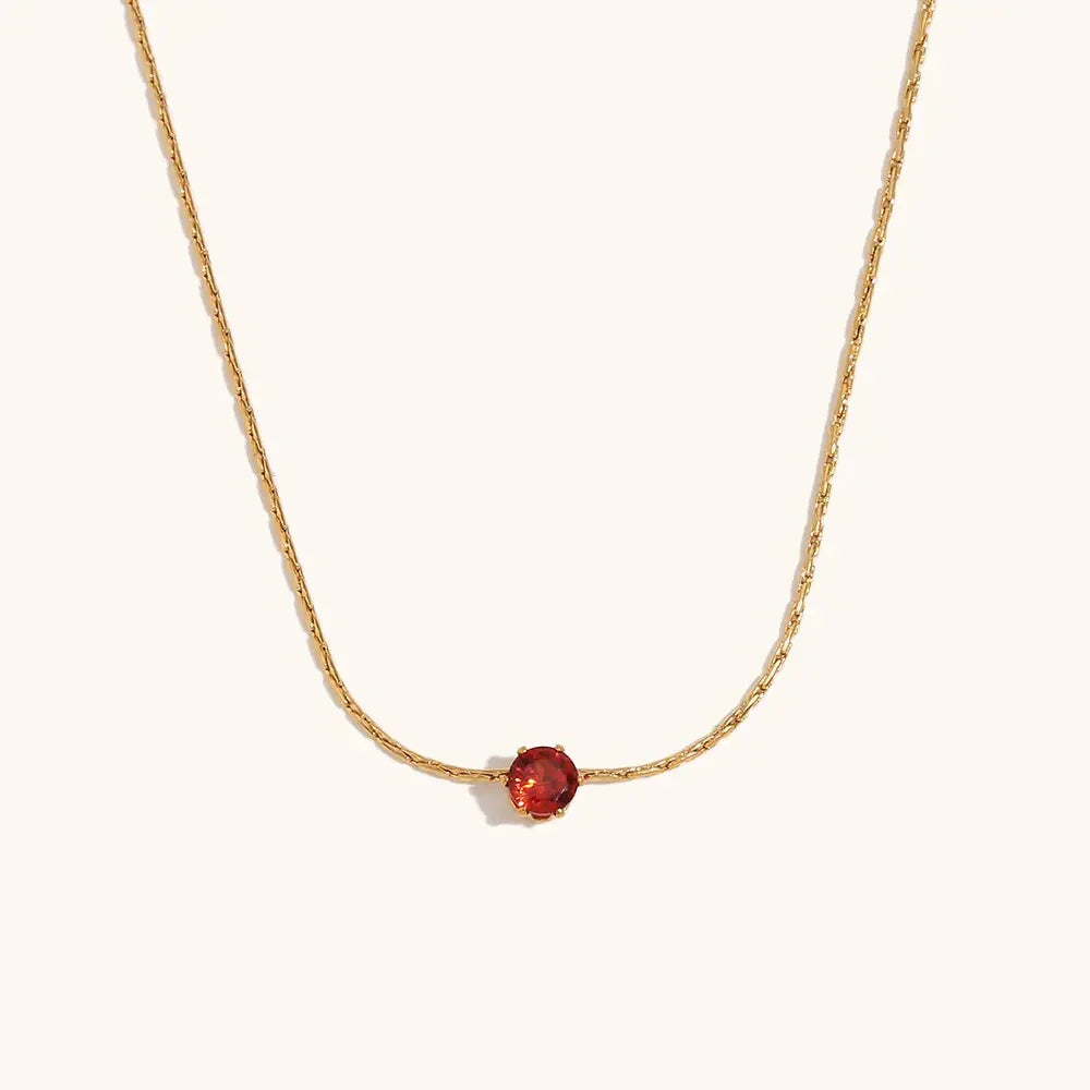 Enchanted diamond Necklace- 18k Gold Plated