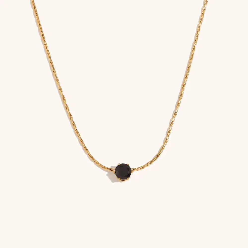 Enchanted diamond Necklace- 18k Gold Plated