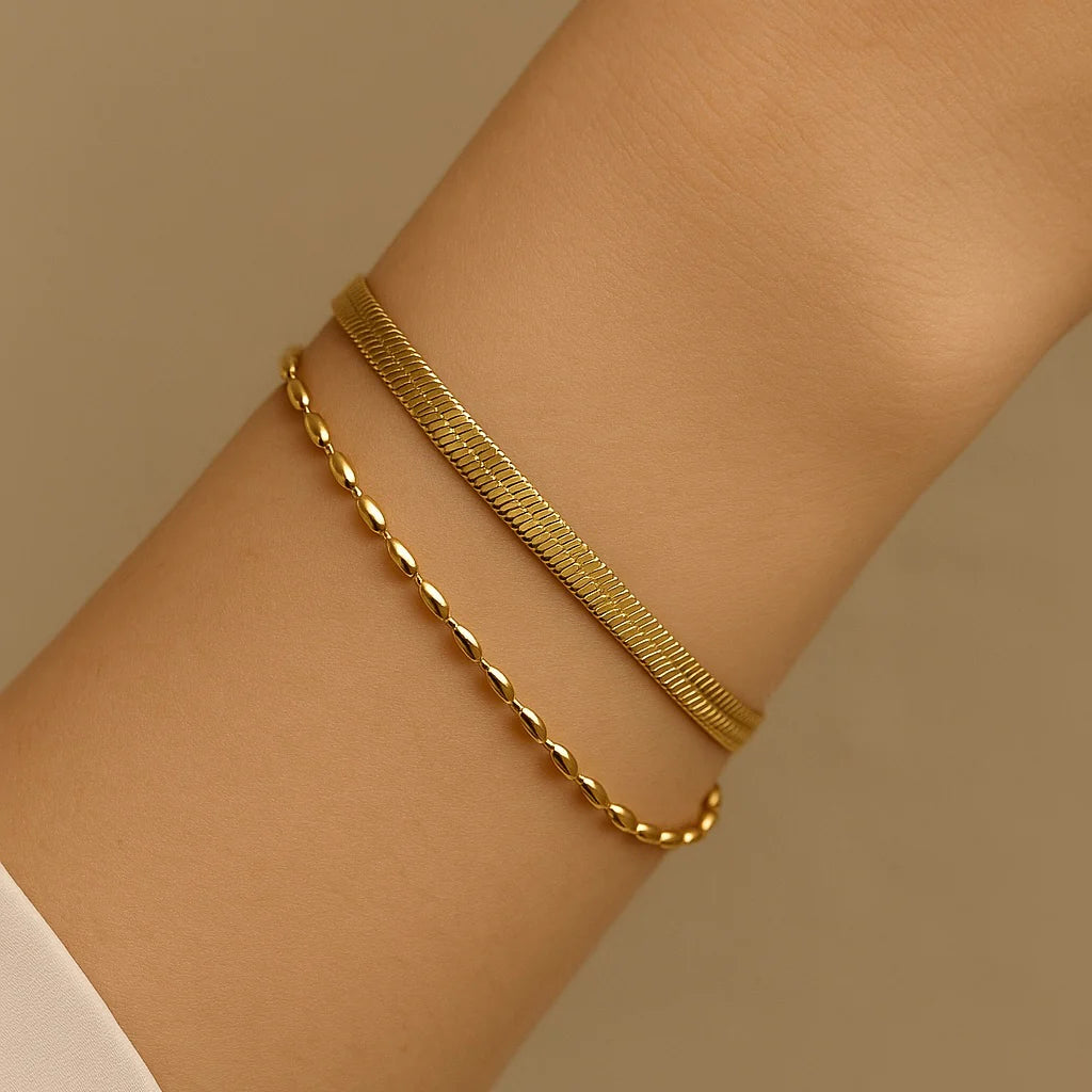 Everyday layered bracelet