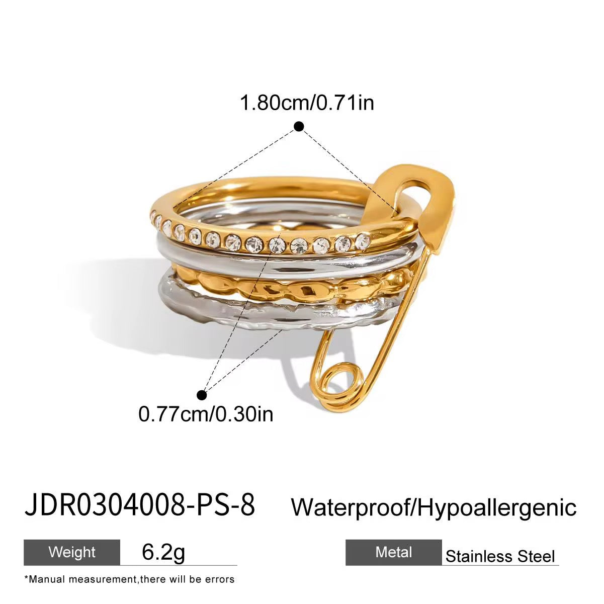 Eugene multilayer ring