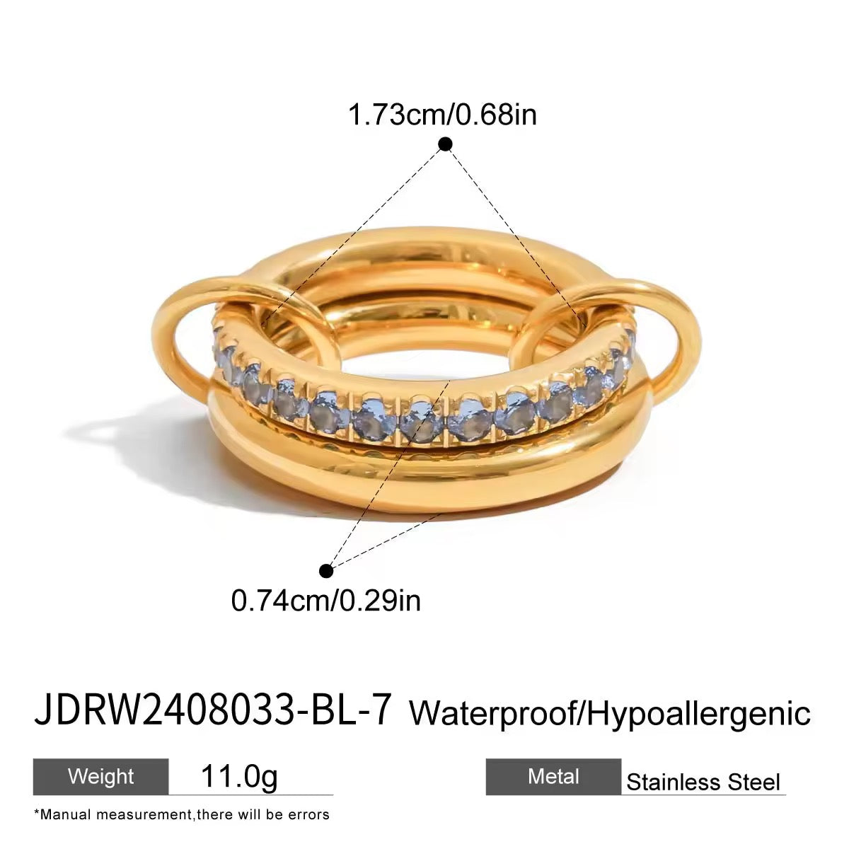 Jerome ring-18k Gold Plated