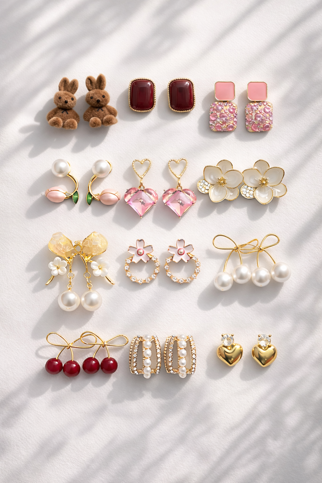 Lover Box- Earring Folding Gift Box (comes with set of 12 earrings)