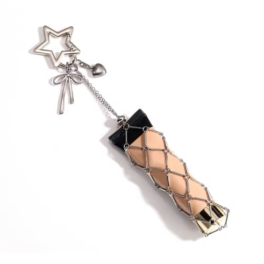 Baddie Lipstick holder keychain