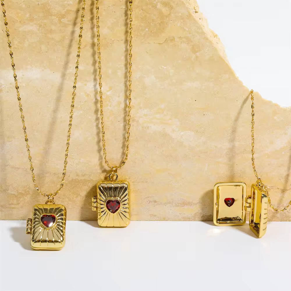 Amour Locket Necklace