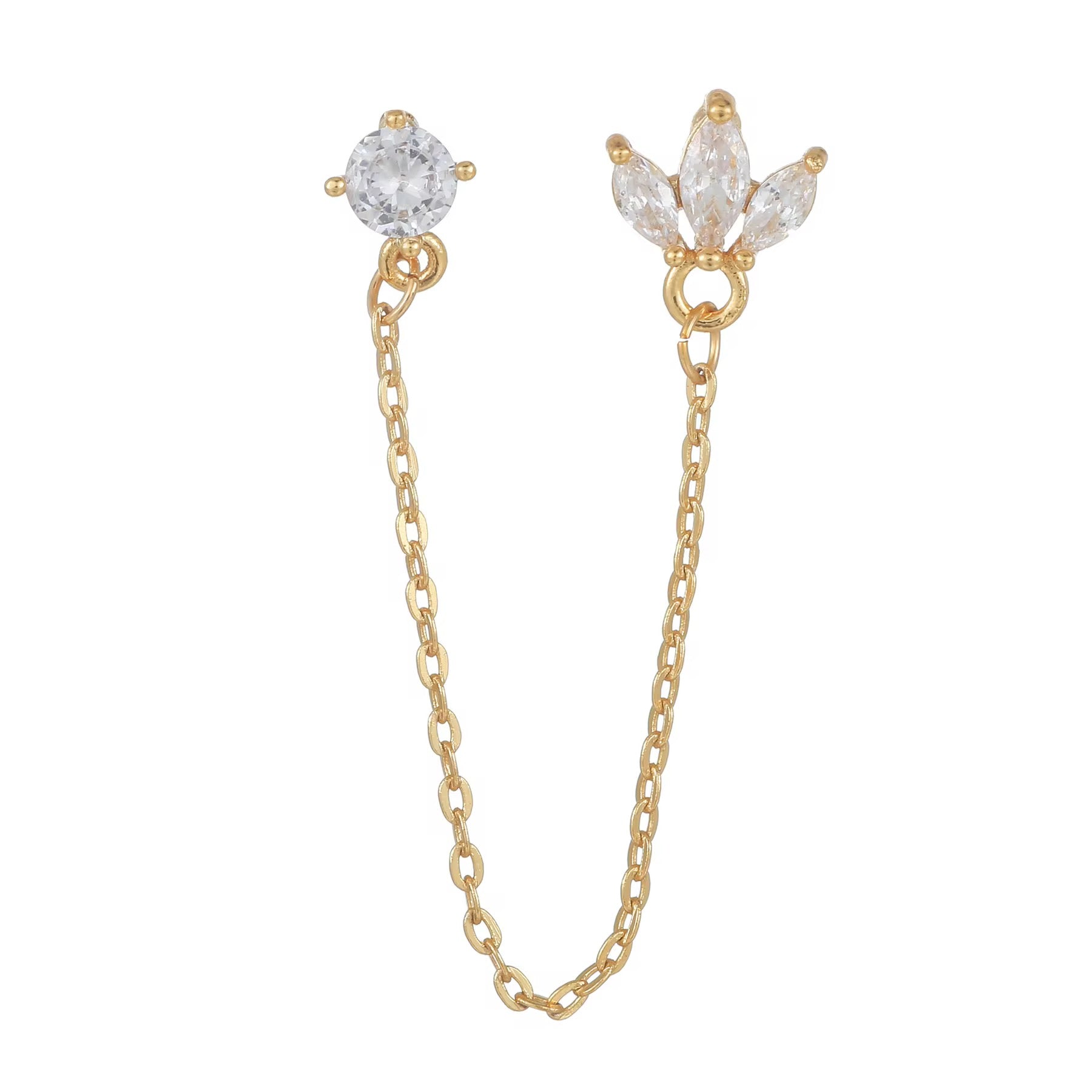 Helios piercing- 18k Gold Plated