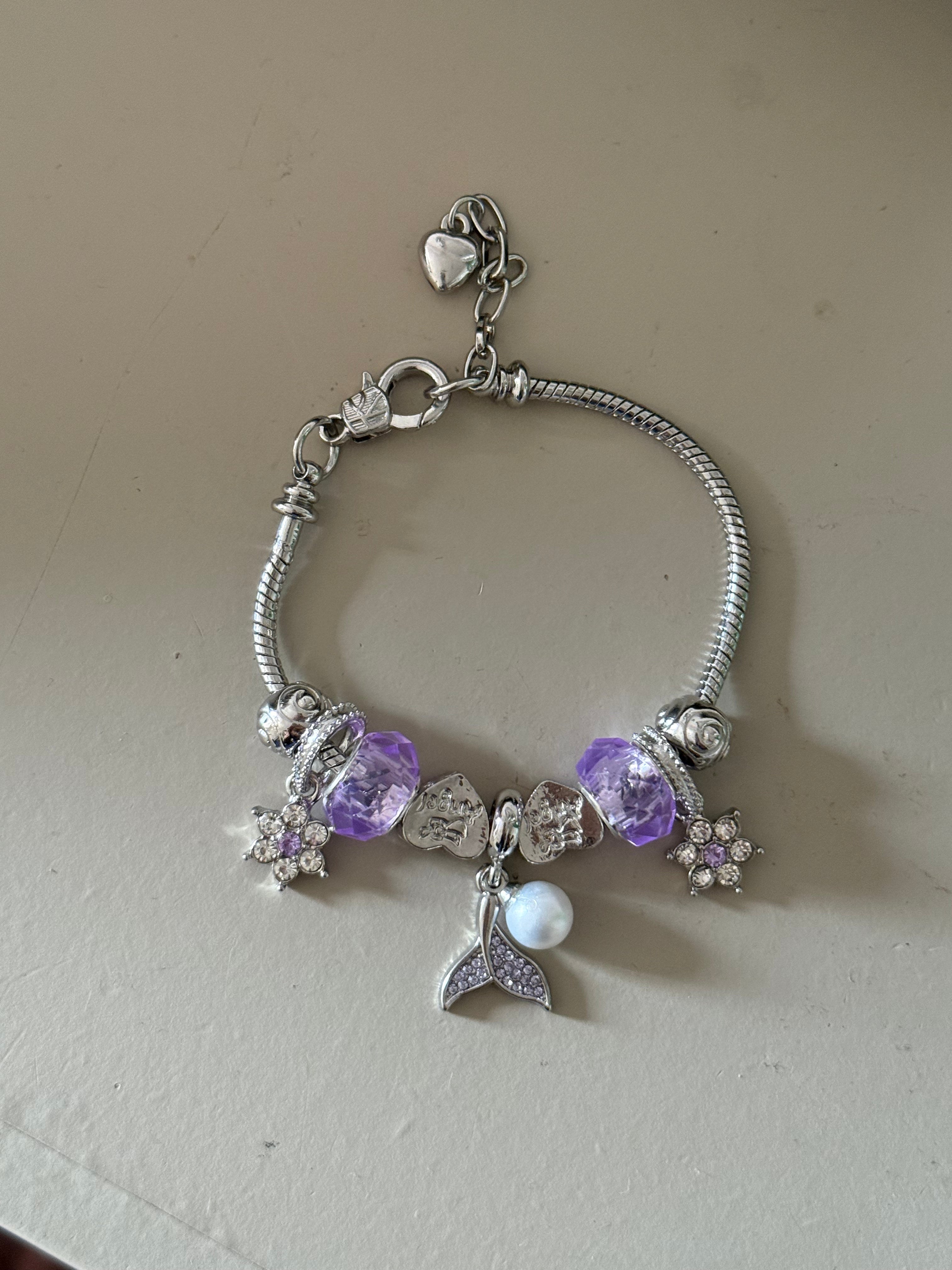 Angel charm bracelet