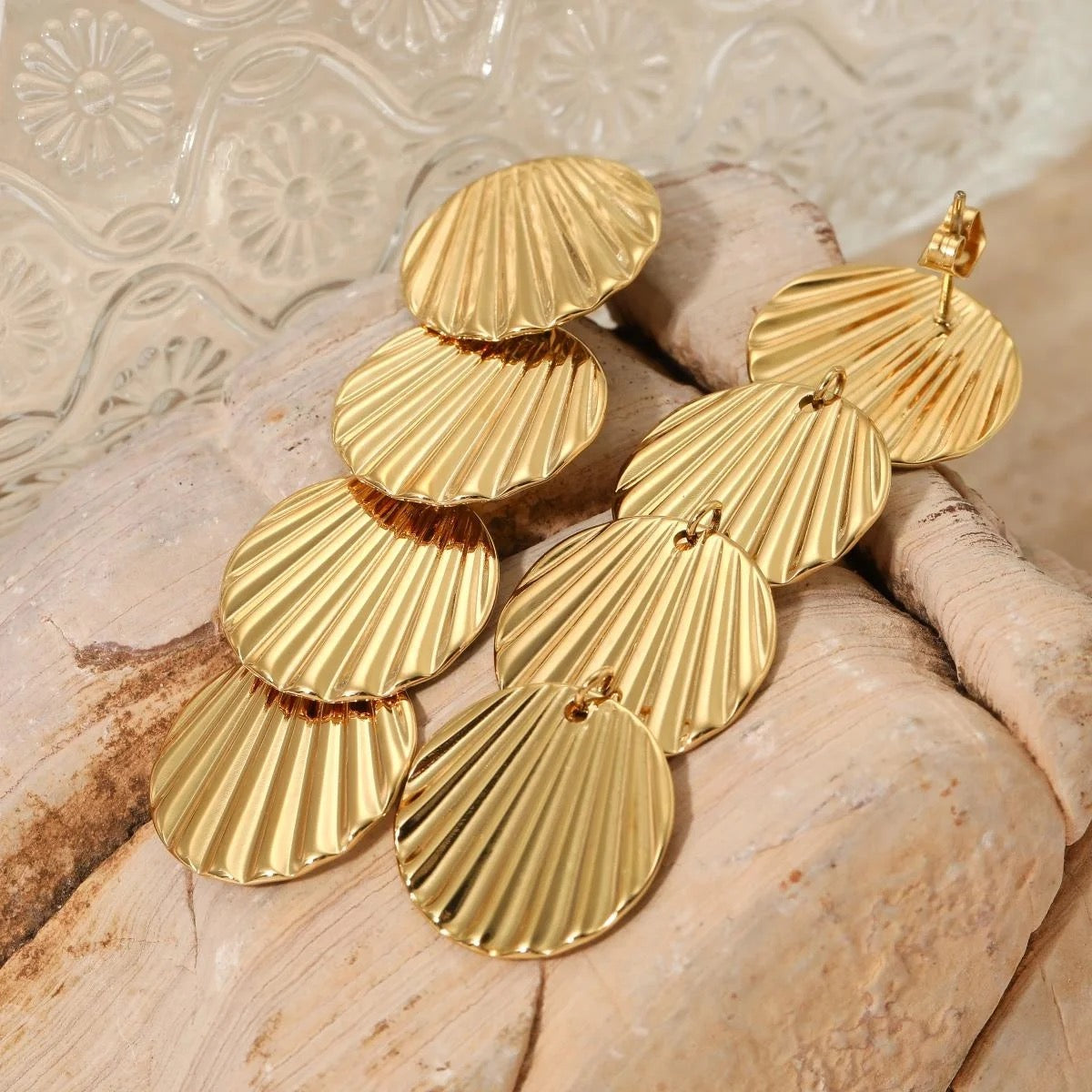 Roma earrings-18K Gold Plated