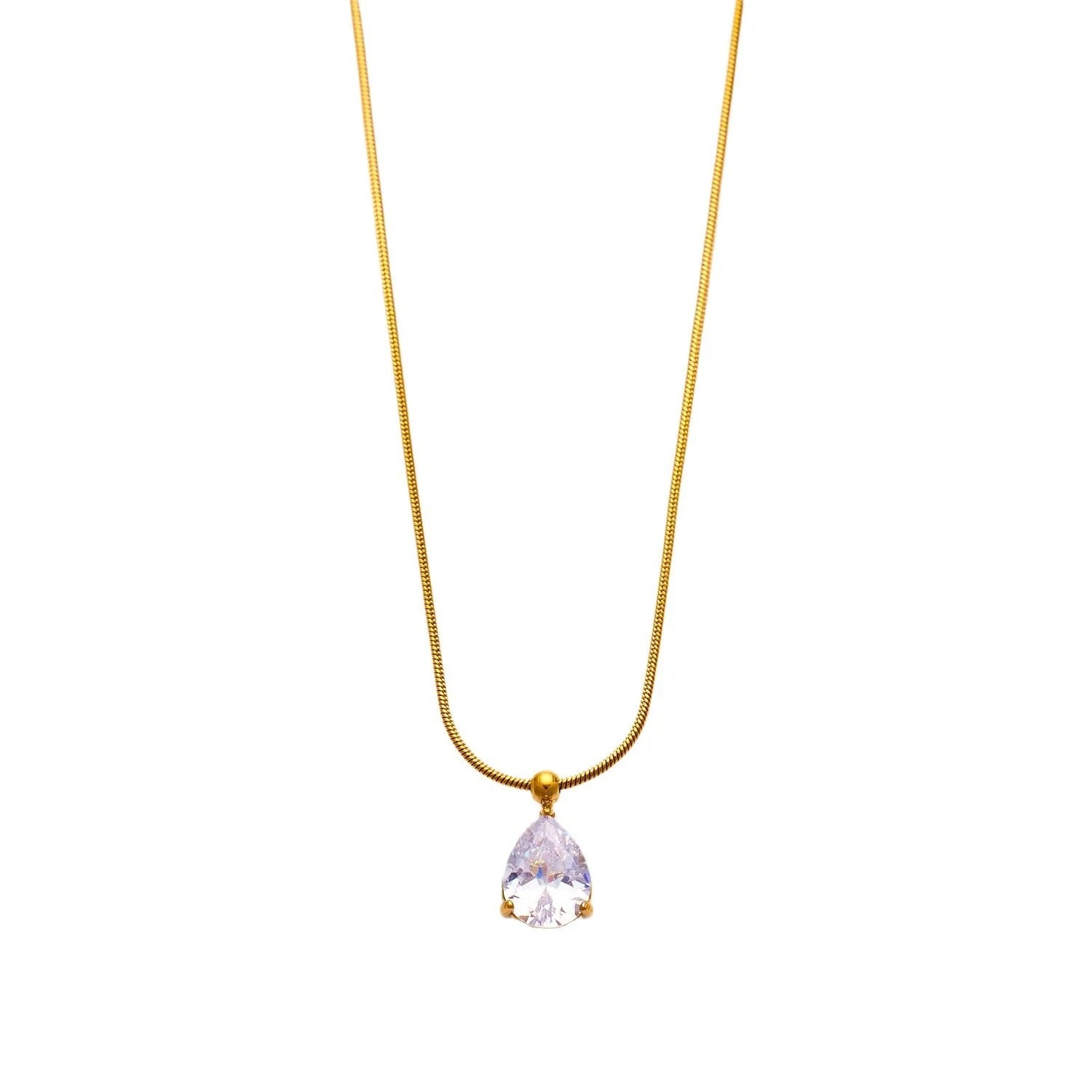 Heera teardrop necklace