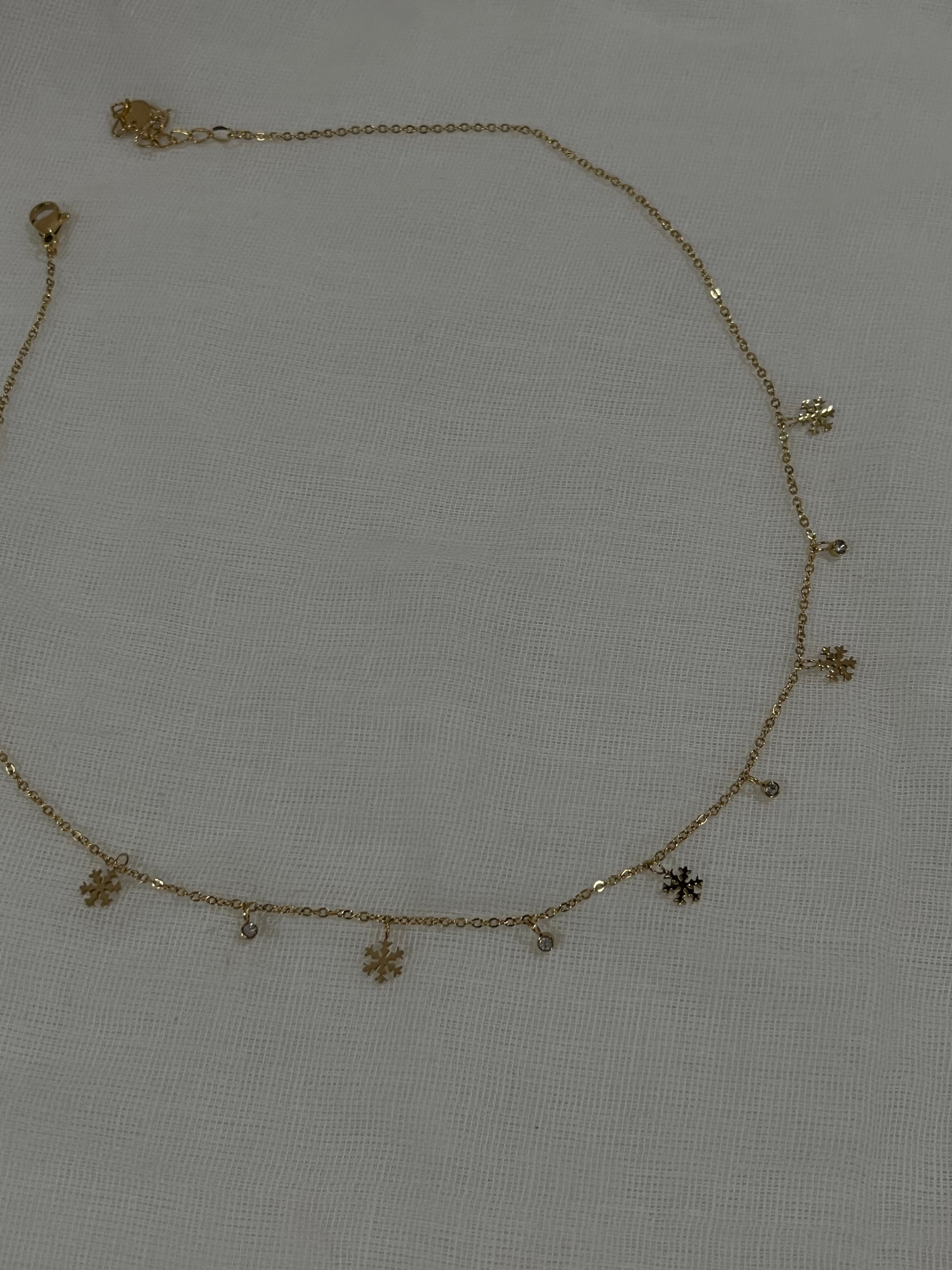 Snowflake necklace