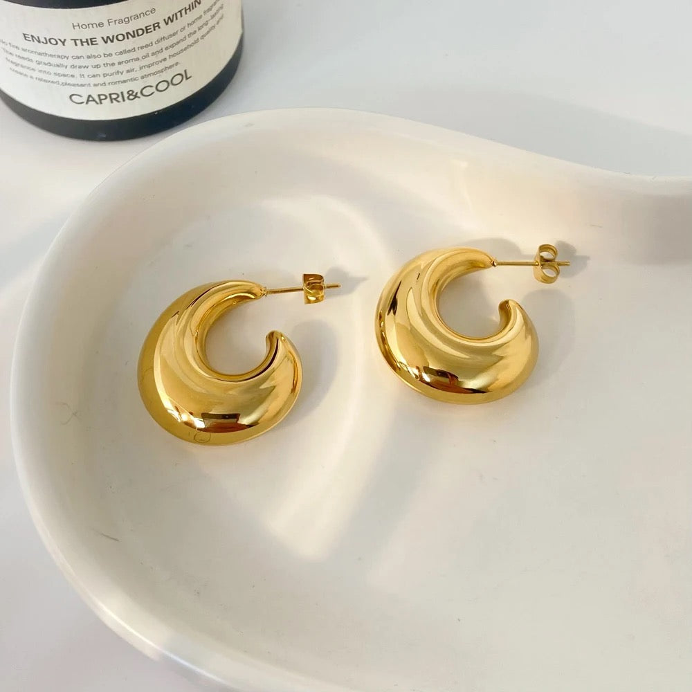 Dina earrings- 18k Gold Plated