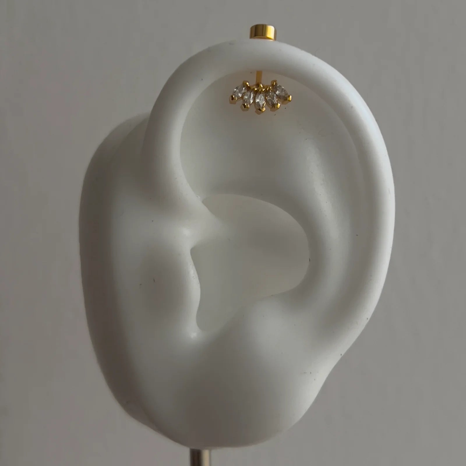 Crown Helix Stud (Pair)
