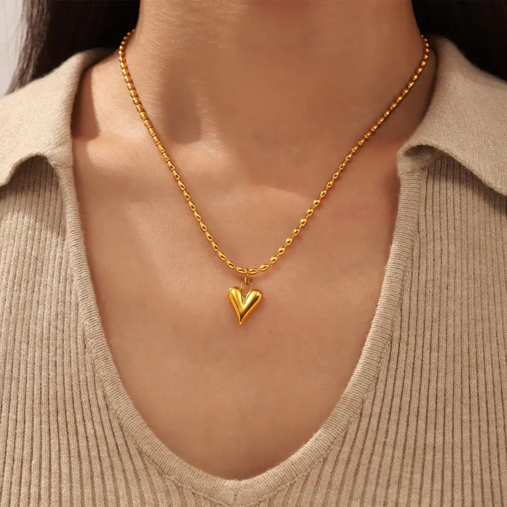 Olivia Luxe Necklace-18K Gold Plated