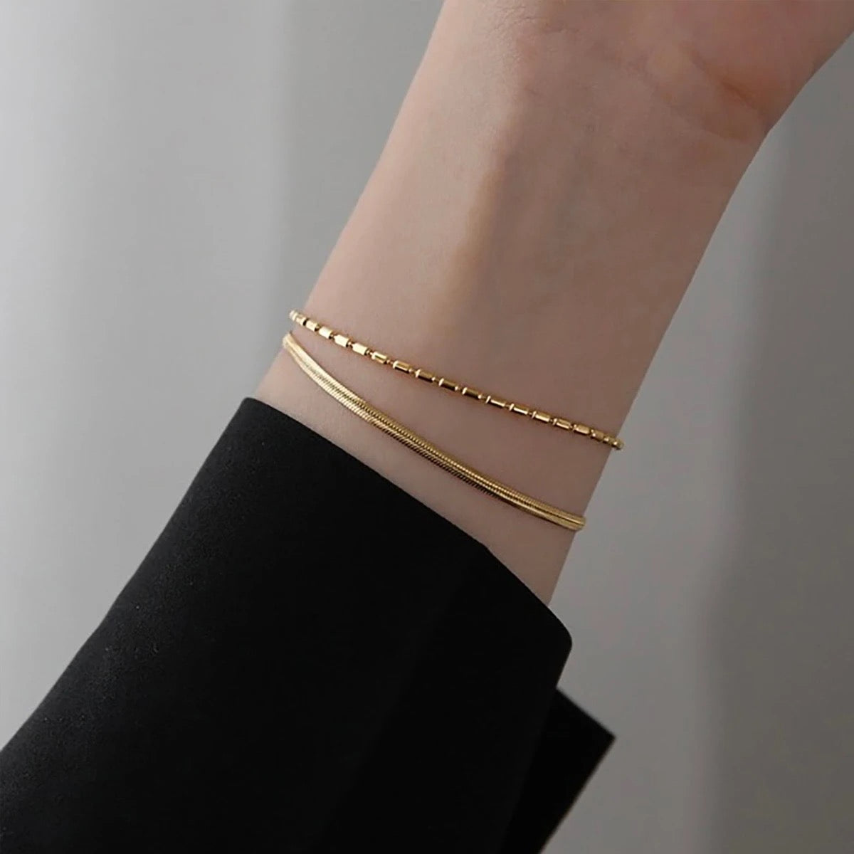 Everyday layered bracelet