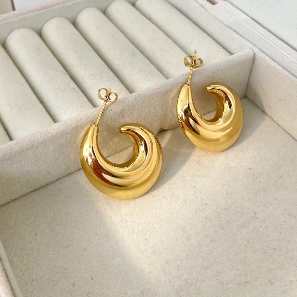 Dina earrings- 18k Gold Plated