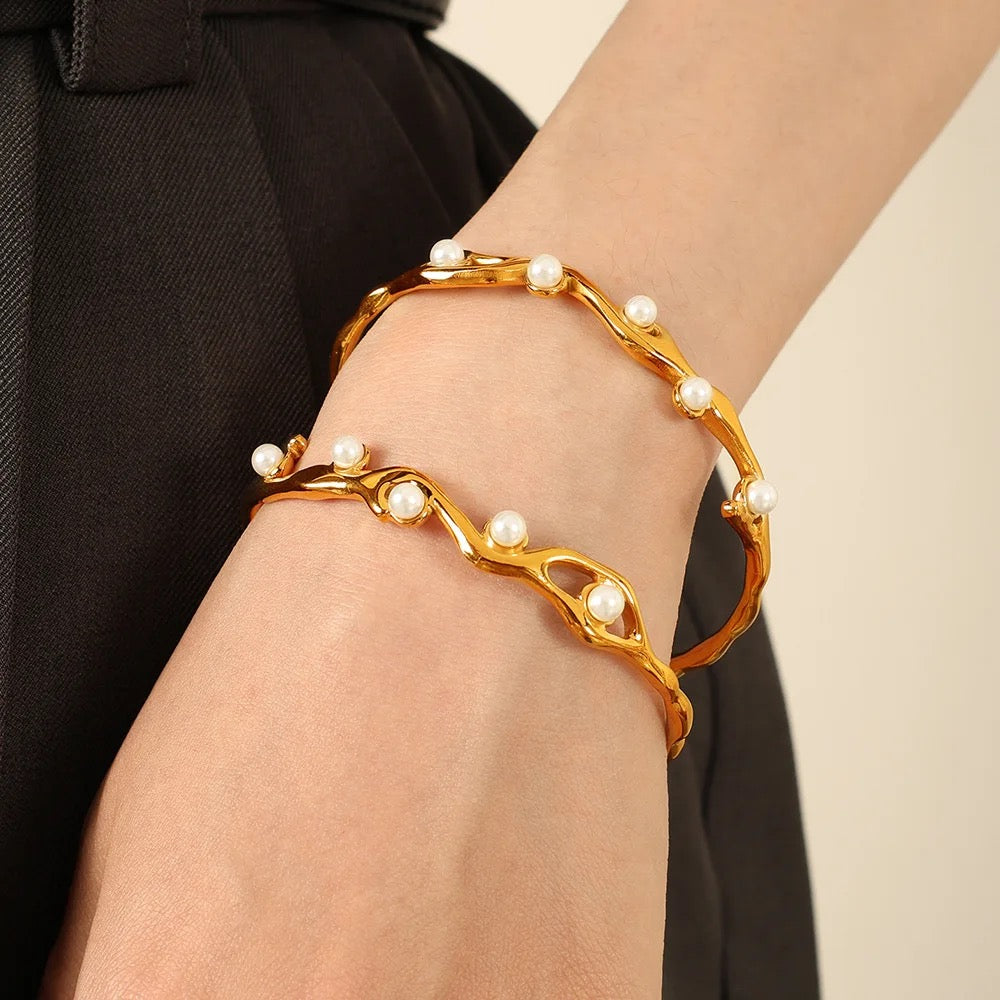 Pearl Crown princess bracelet