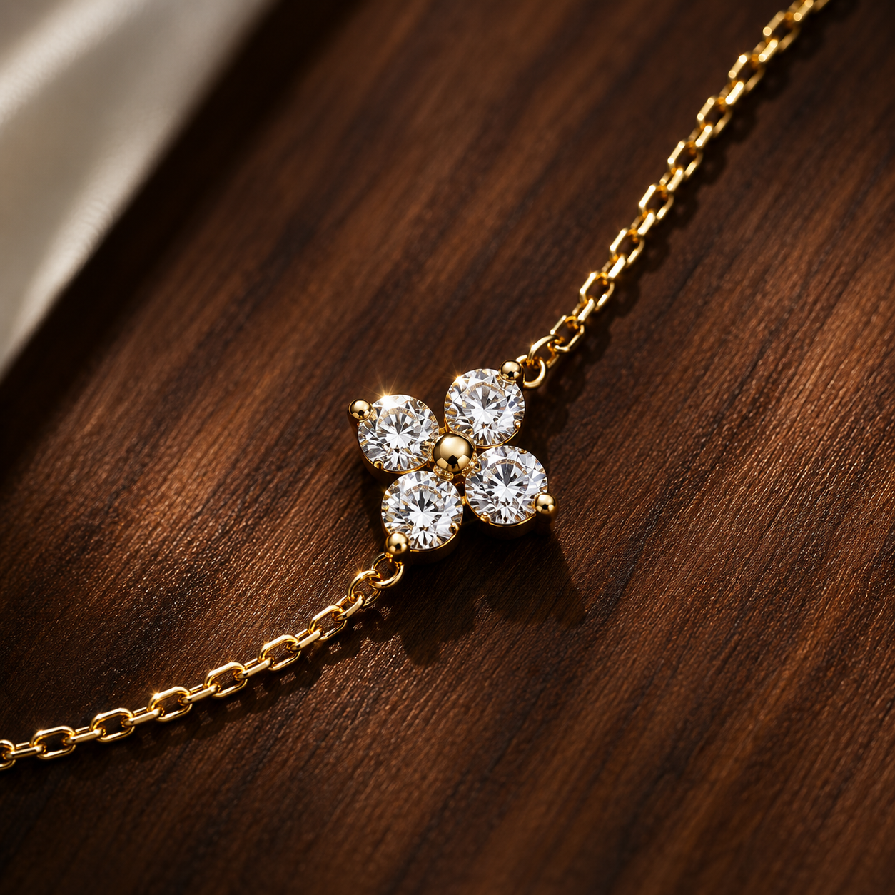 Rose dainty bracelet