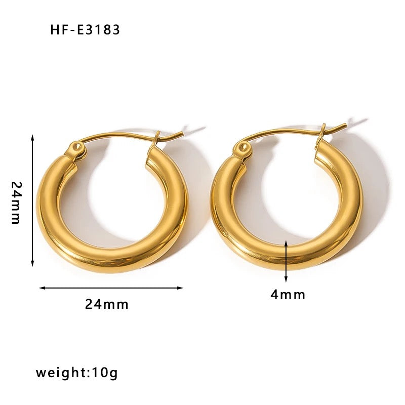 Classic Flat hoops