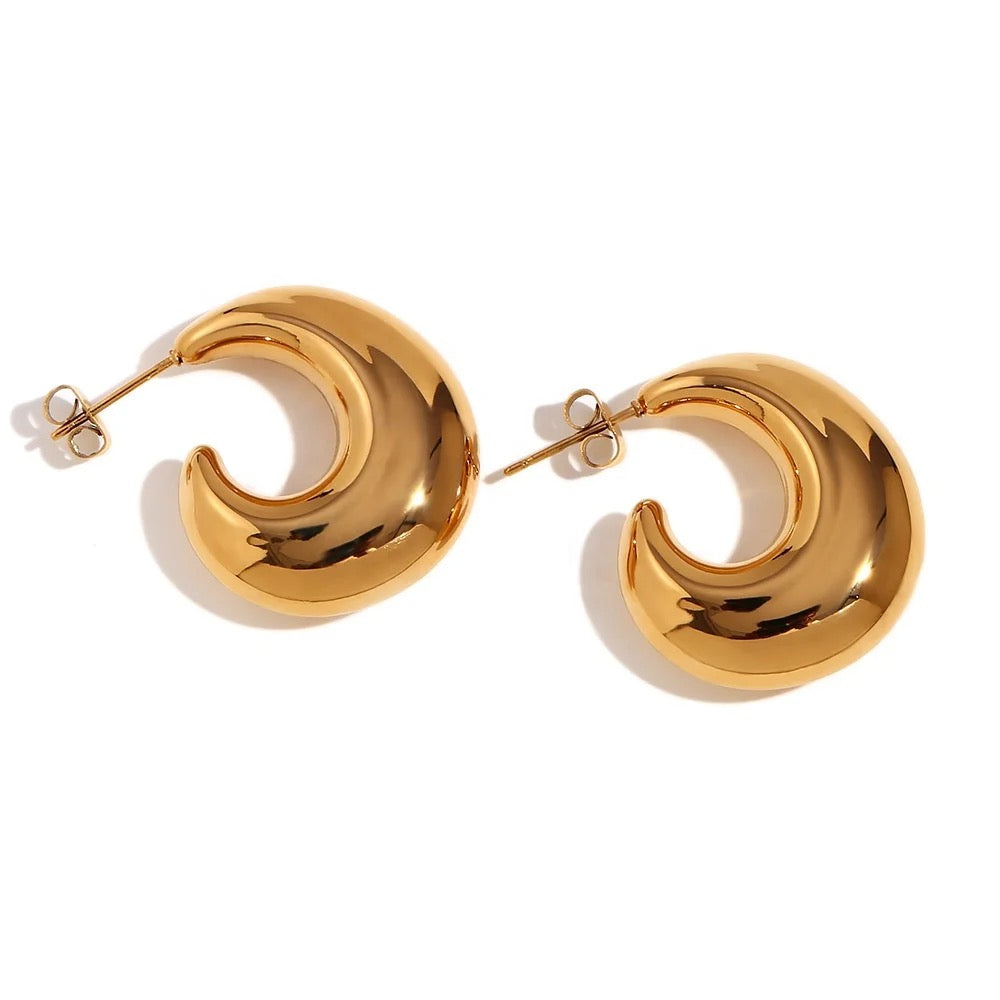 Dina earrings- 18k Gold Plated