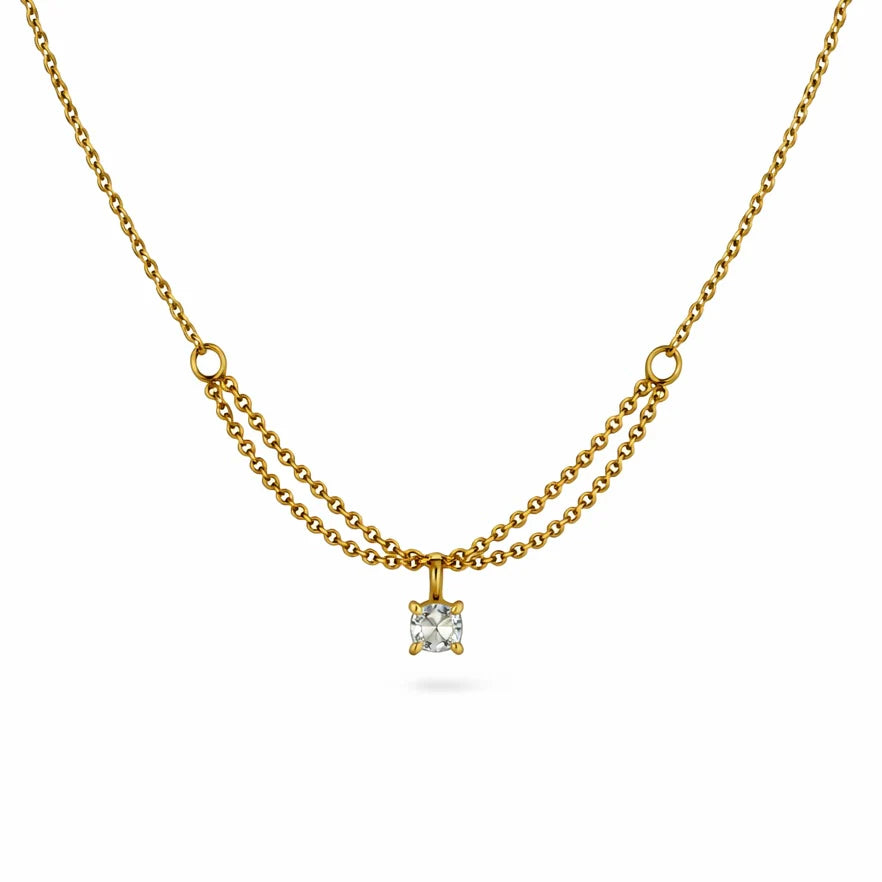 Sage Necklace-18k Gold Plated