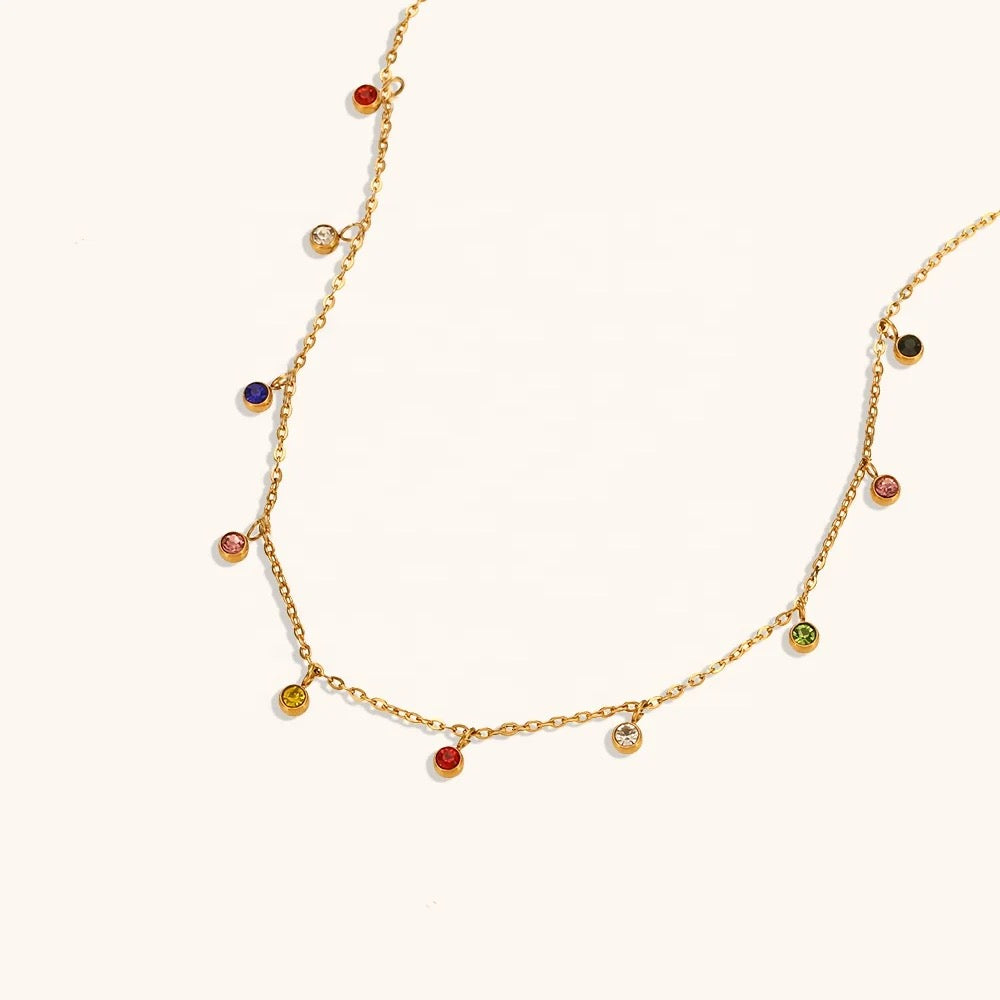 Willow Necklace-18K Gold Plated