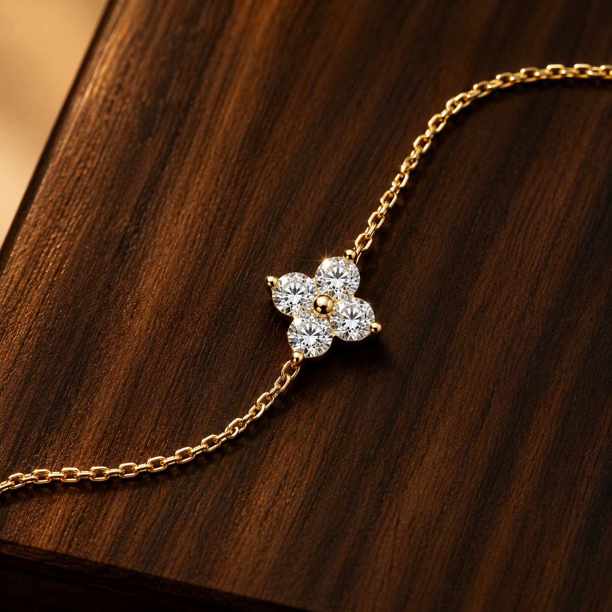 Rose dainty bracelet