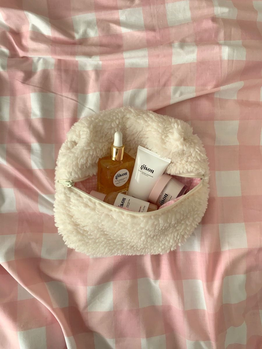 Teddy bear makeup pouch