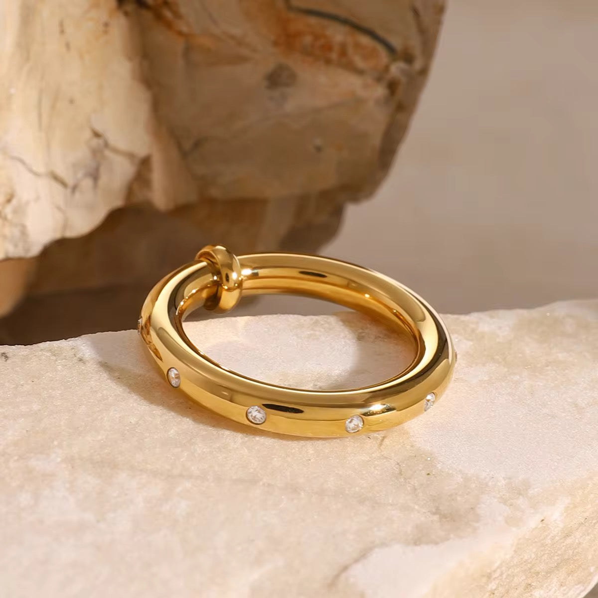 Isabella Ring-18k Gold Plated