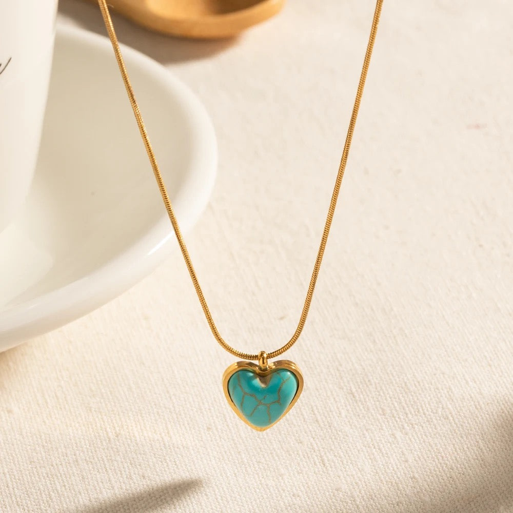 Heart opex necklace