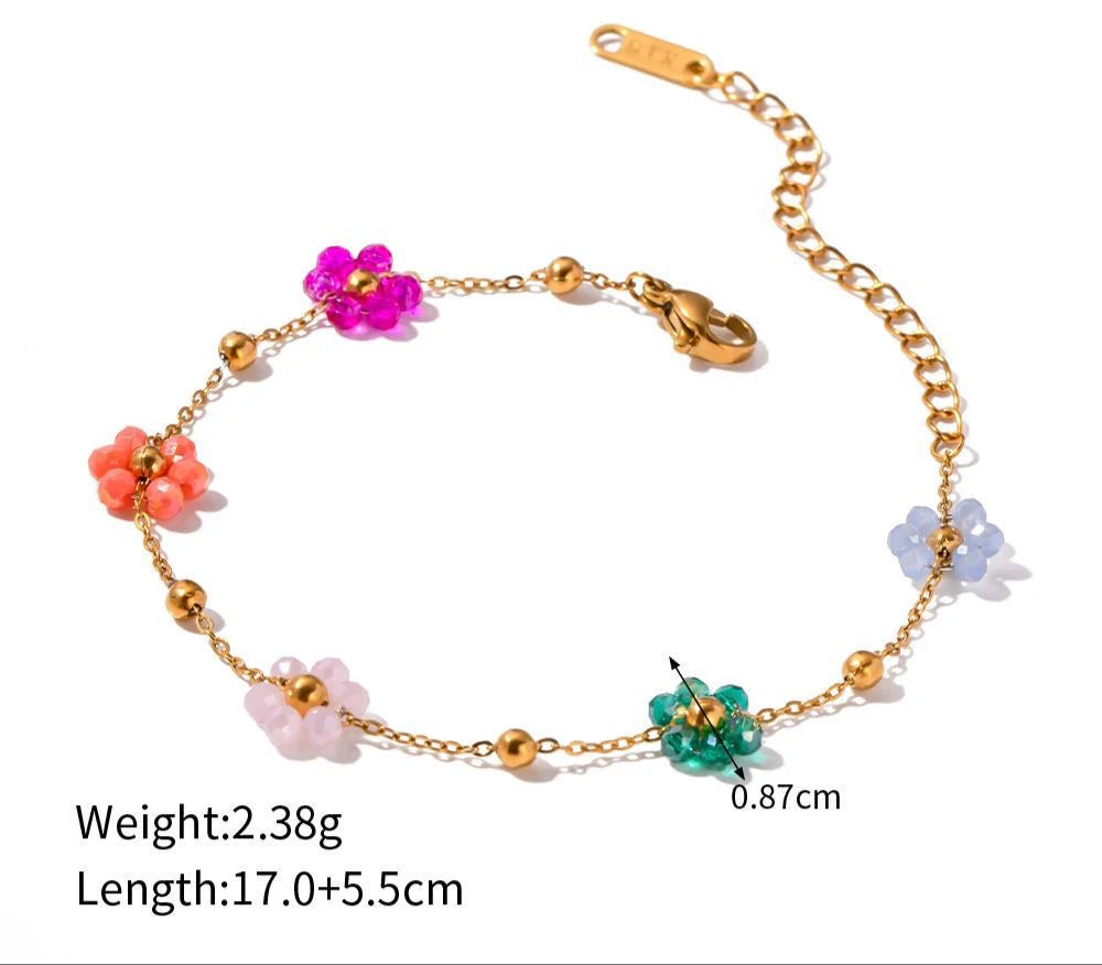 Floral bracelet