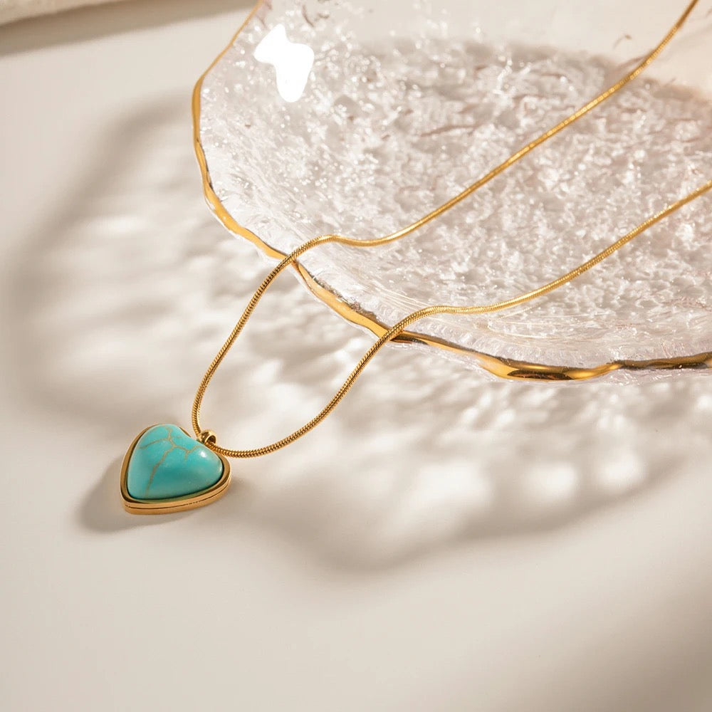 Heart opex necklace