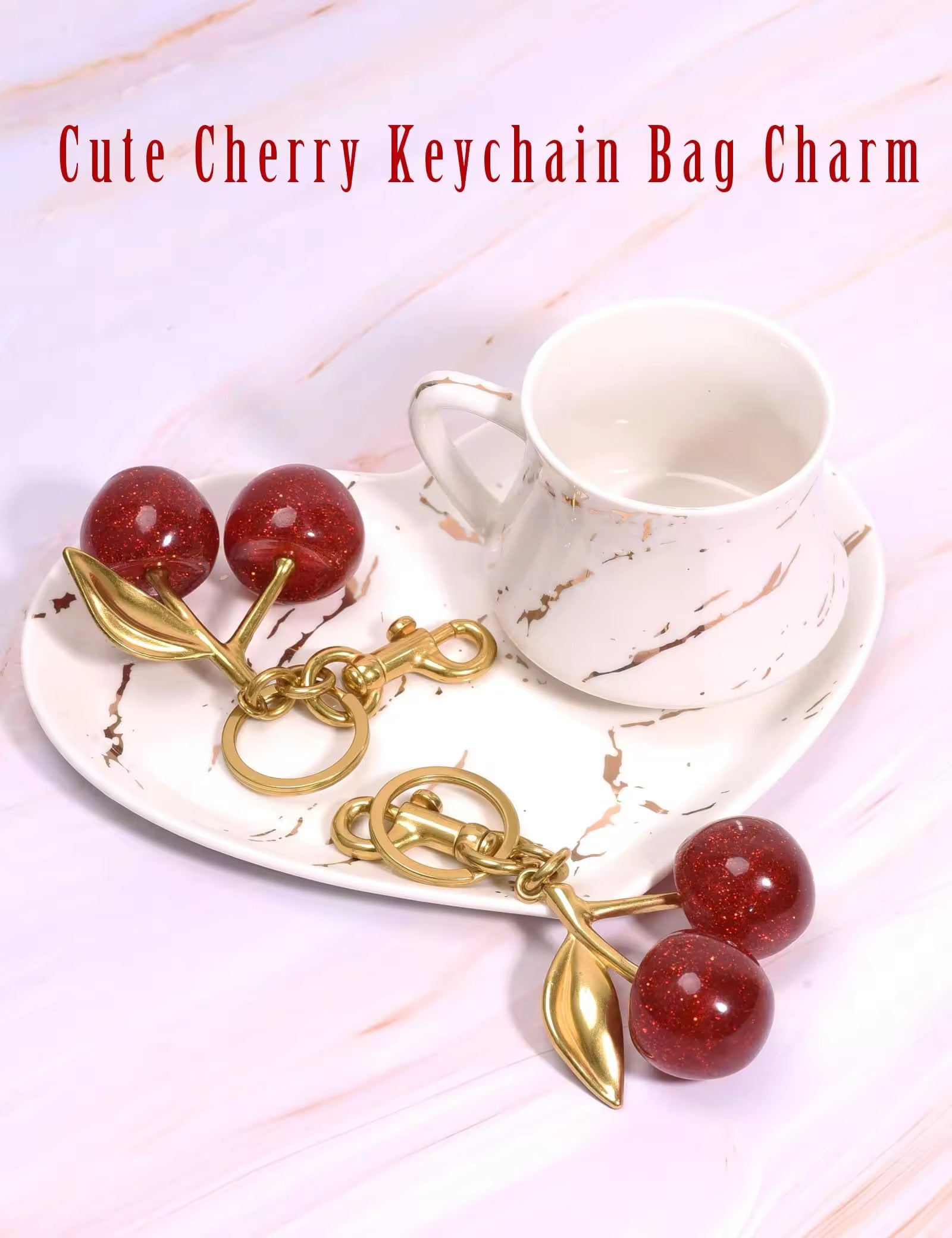 Cherry Bag Charm