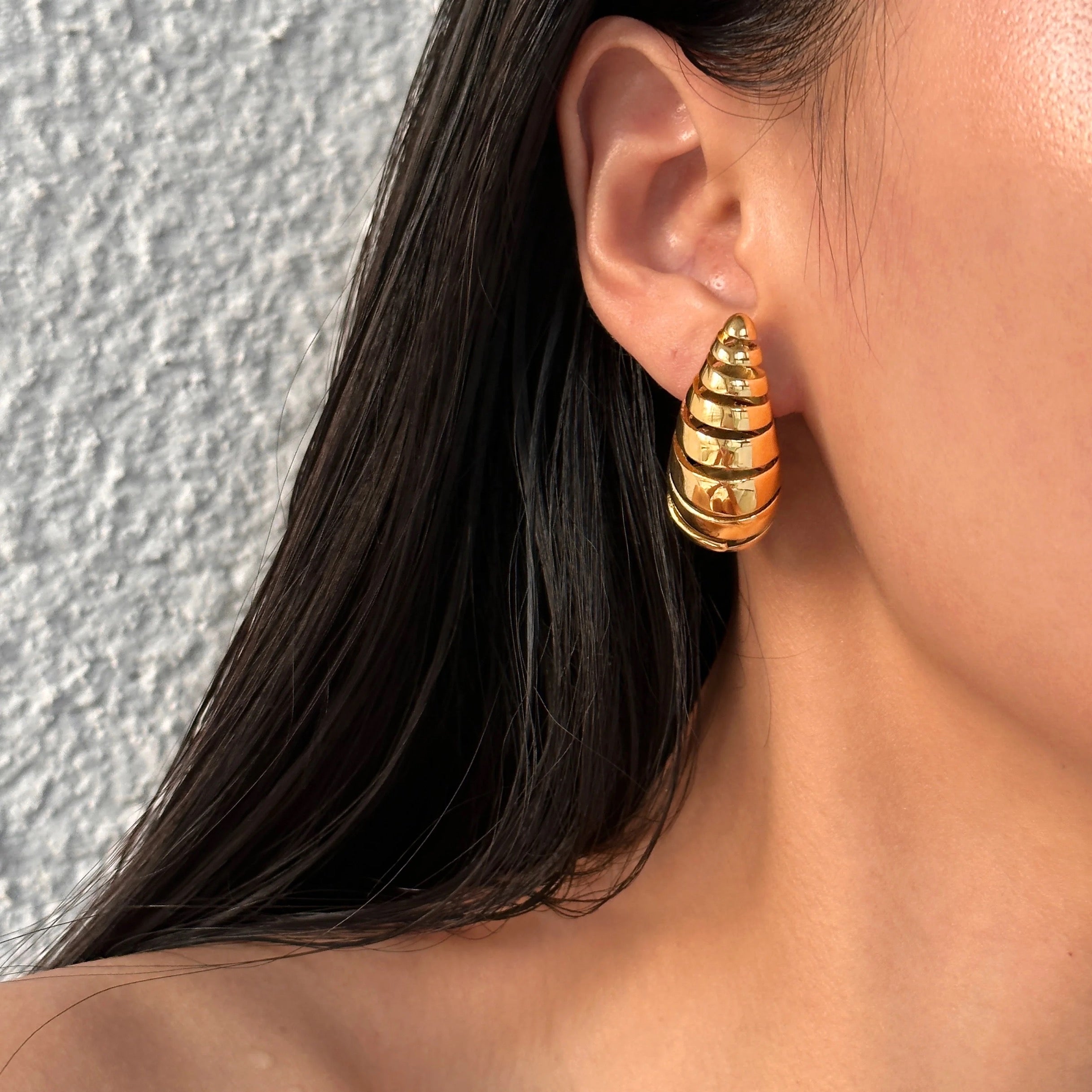 Hailey spiral earrings