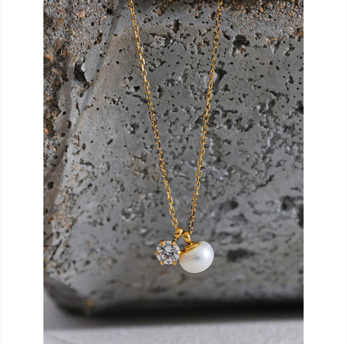 Elma Necklace-18k Gold Plated